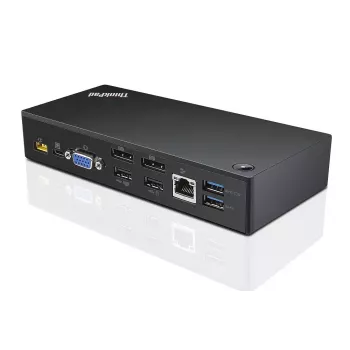 Lenovo 40A90090EU laptop dock/port replicator Wired USB 3.2 Gen 1 (3.1 Gen 1) Type-C Black