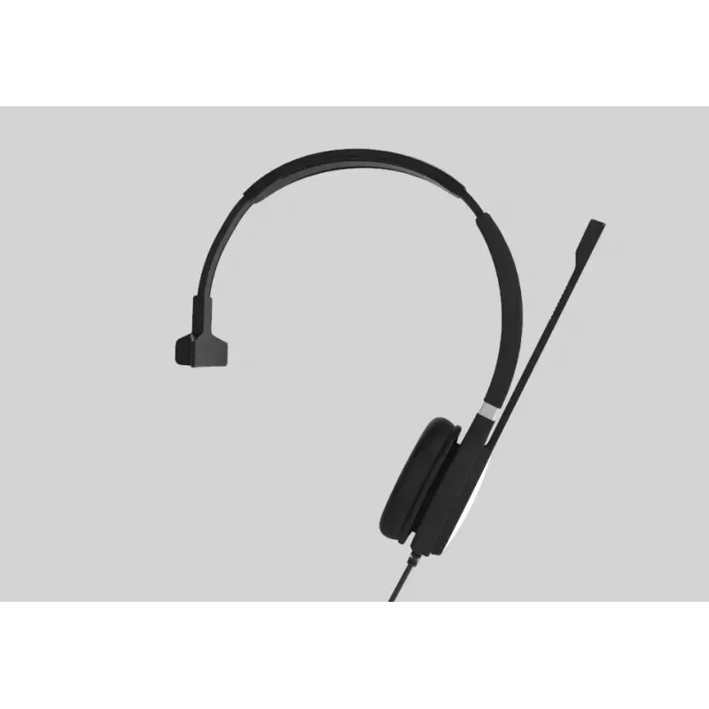 Yealink UH36 Mono Headset Wired Head-band Office/Call center USB Type-A Black, Silver