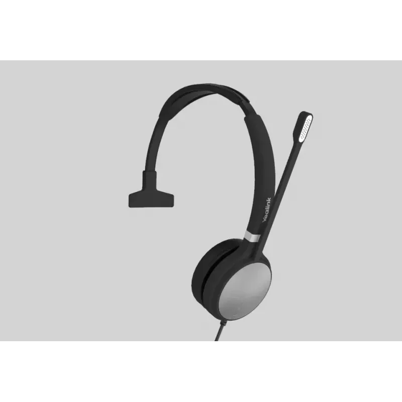Yealink UH36 Mono Headset Wired Head-band Office/Call center USB Type-A Black, Silver