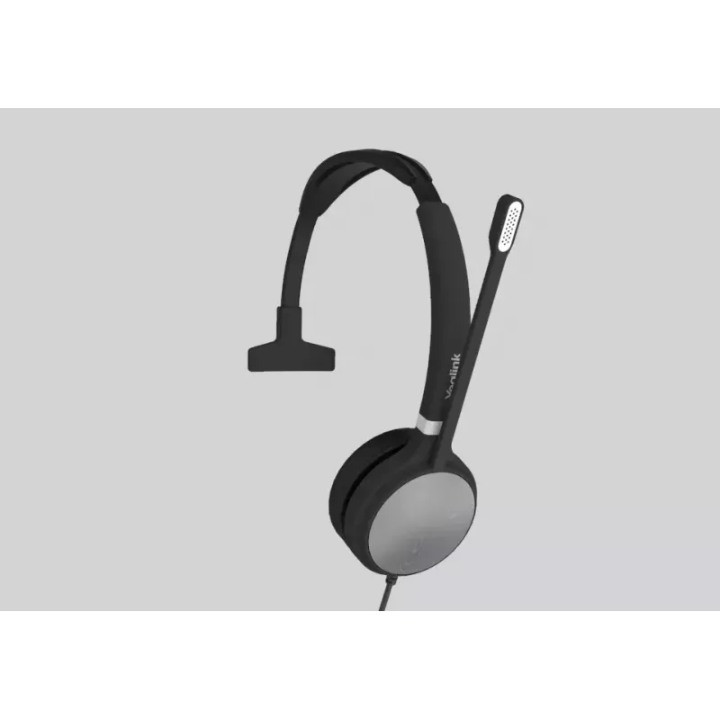 Yealink UH36 Mono Headset Wired Head-band Office/Call center USB Type-A Black, Silver