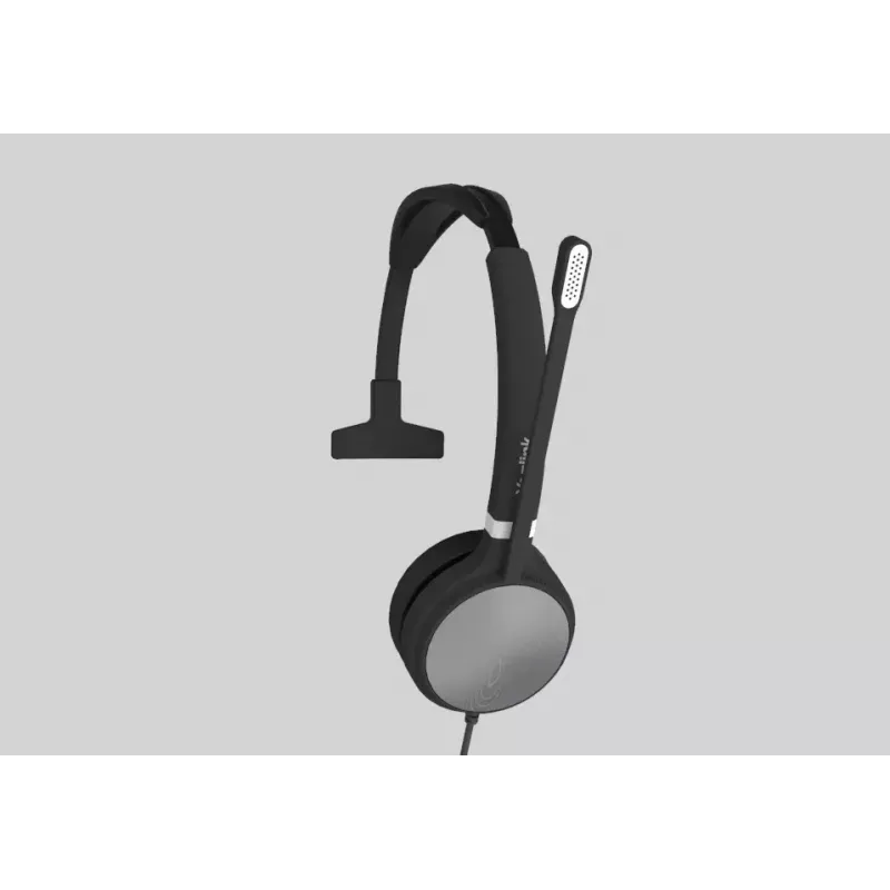Yealink UH36 Mono Headset Wired Head-band Office/Call center USB Type-A Black, Silver