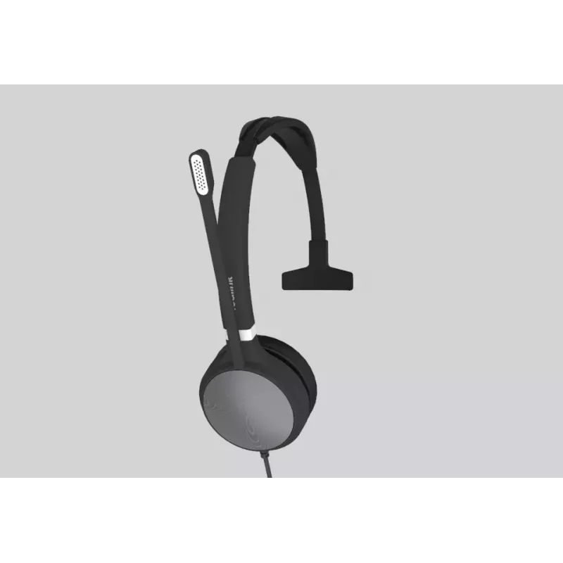 Yealink UH36 Mono Headset Wired Head-band Office/Call center USB Type-A Black, Silver