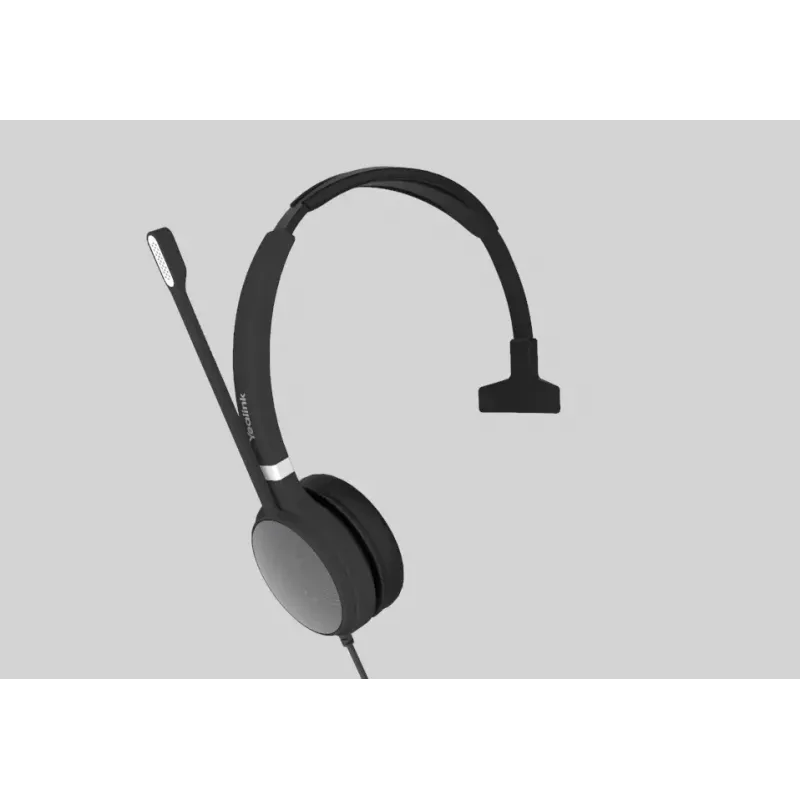Yealink UH36 Mono Headset Wired Head-band Office/Call center USB Type-A Black, Silver