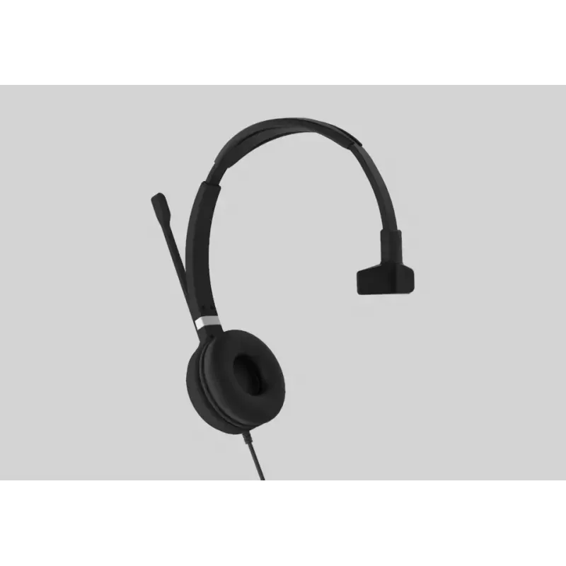 Yealink UH36 Mono Headset Wired Head-band Office/Call center USB Type-A Black, Silver