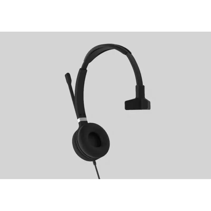 Yealink UH36 Mono Headset Wired Head-band Office/Call center USB Type-A Black, Silver