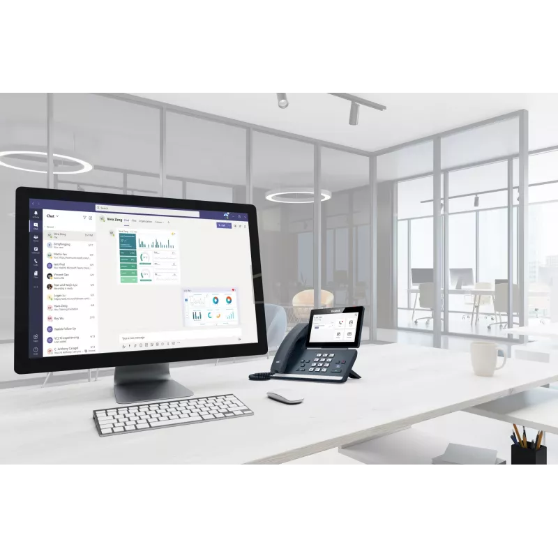 Yealink MP58 Microsoft Teams Edition, IP Phone, Grey, Wired handset, Desk, Android, Microsoft Teams