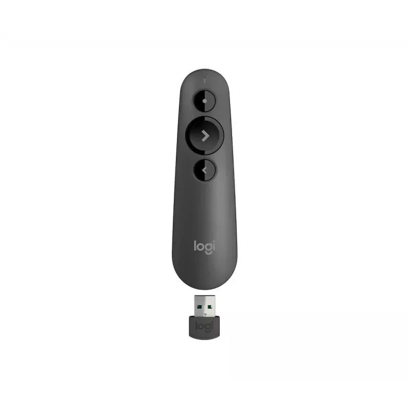 Wireless Presenter Logitech R500s Bluetooth RF Graphite Laser Pointer