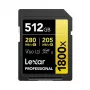 Flash Memory Lexar 512GB UHS-II SDXC Professional 1800x