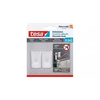 Utility hook TESA 77780 Indoor White 2 pcs