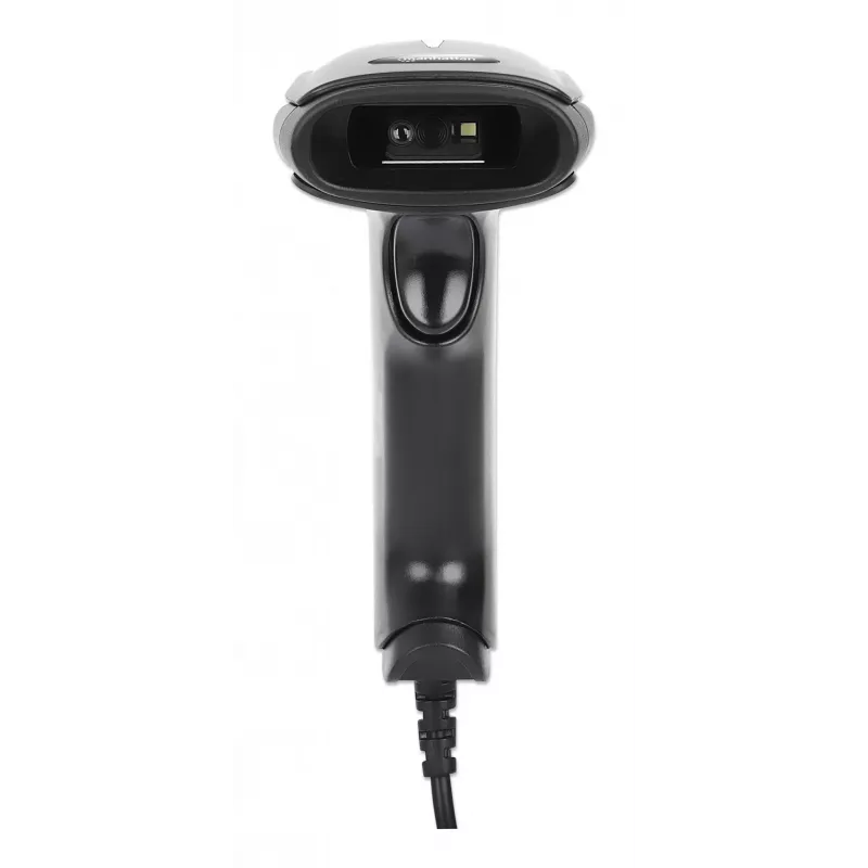 Manhattan Contact CCD Handheld Barcode Scanner, USB, 60mm Scan Width, Cable 152cm, Max Ambient Light 5,000 lux (sunlight), Black, Three Year Warranty