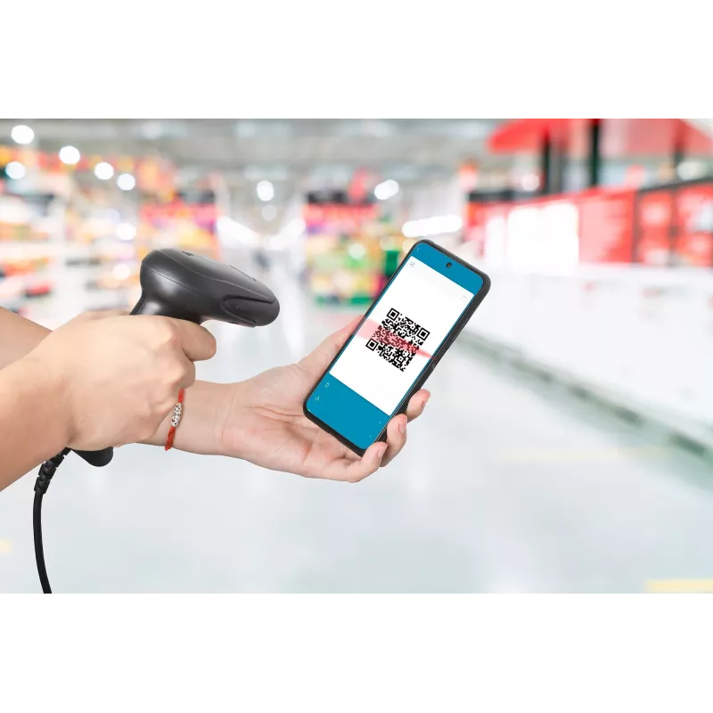 Manhattan Contact CCD Handheld Barcode Scanner, USB, 60mm Scan Width, Cable 152cm, Max Ambient Light 5,000 lux (sunlight), Black, Three Year Warranty