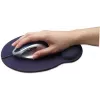 Manhattan Wrist Gel Support Pad and Mouse Mat, Blue, 241 × 203 × 40 mm, non slip base, Lifetime Warranty, Card Retail Packaging