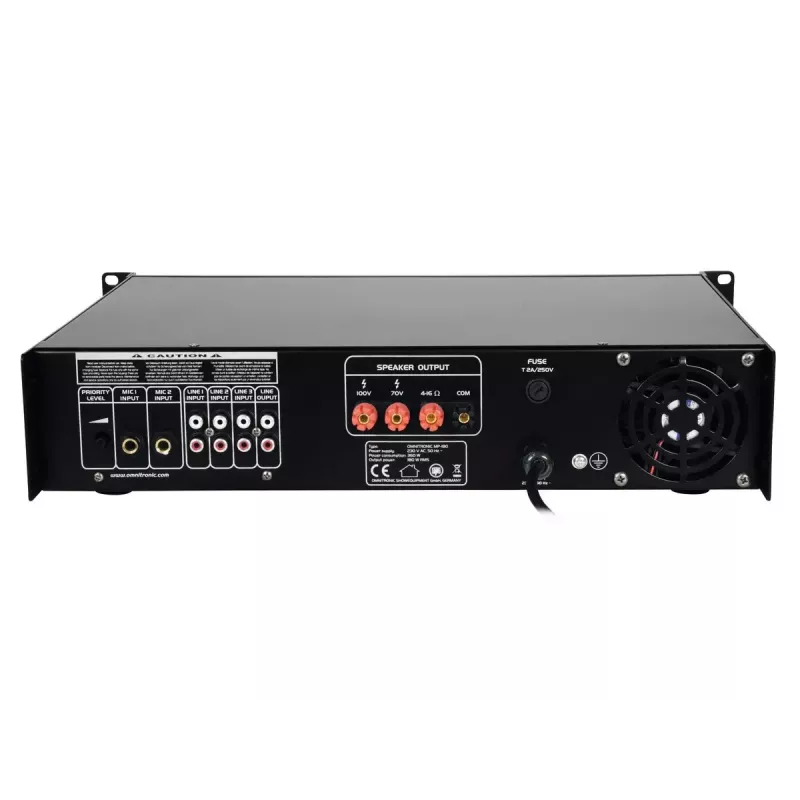 Audio amplifier Omnitronic 80709630 Performance/stage Black