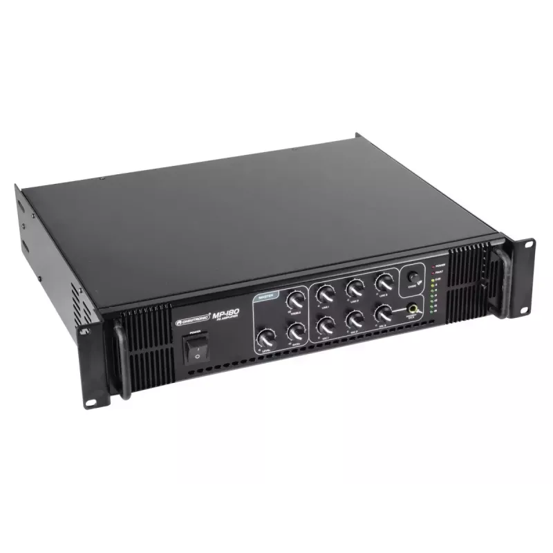 Audio amplifier Omnitronic 80709630 Performance/stage Black