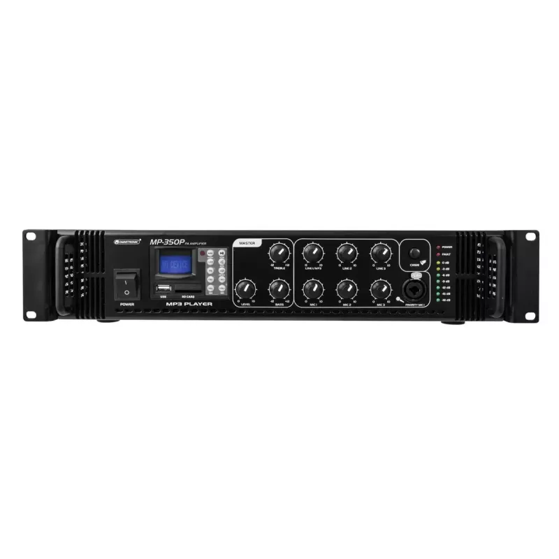 Audio amplifier Omnitronic 80709645 Performance/stage Black