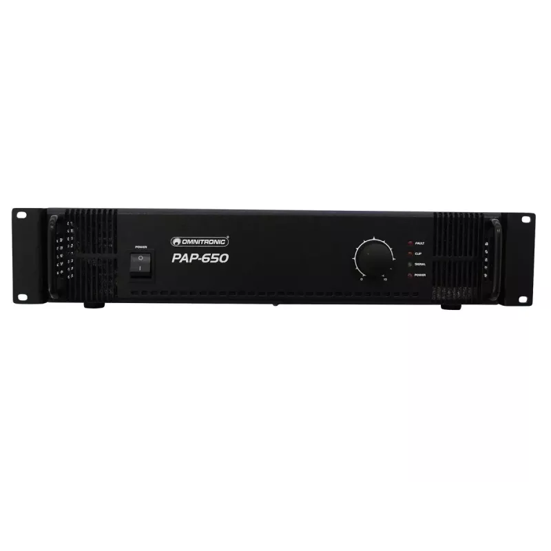 Audio amplifier Omnitronic 80709820 Performance/stage Black