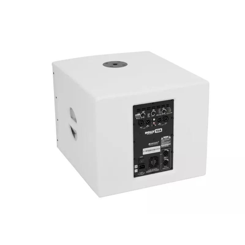 Active subwoofer Omnitronic 11039051 White 500 W