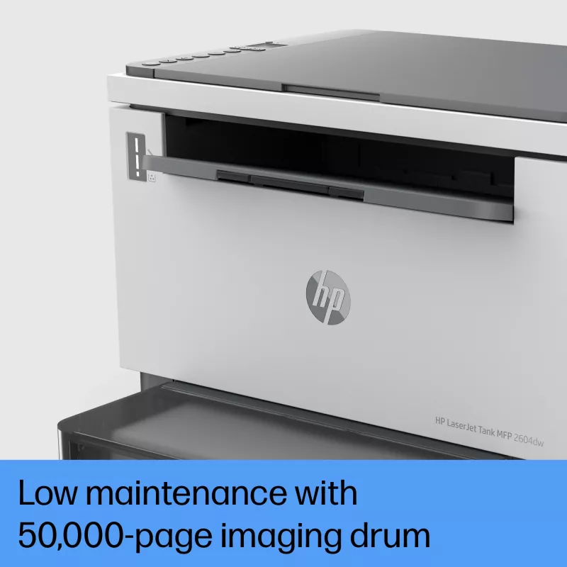 HP LaserJet Tank 2604dw Wireless Multifunction Black and white Printer, Copier, Scanner; Duplex