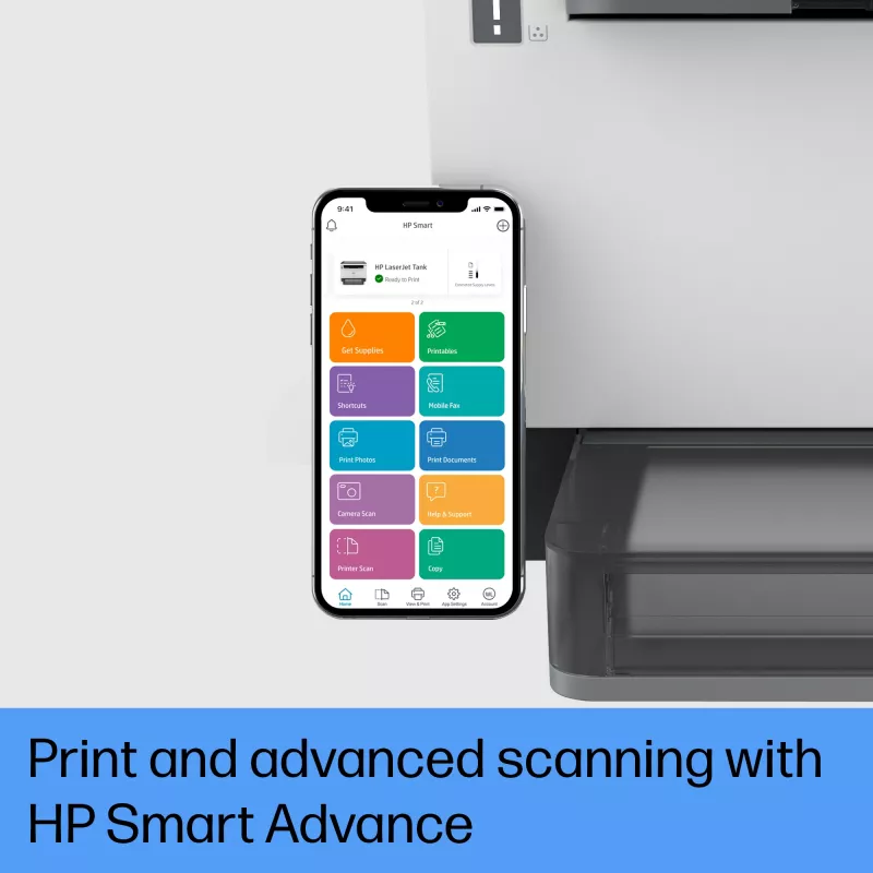 HP LaserJet Tank 2604dw Wireless Multifunction Black and white Printer, Copier, Scanner; Duplex