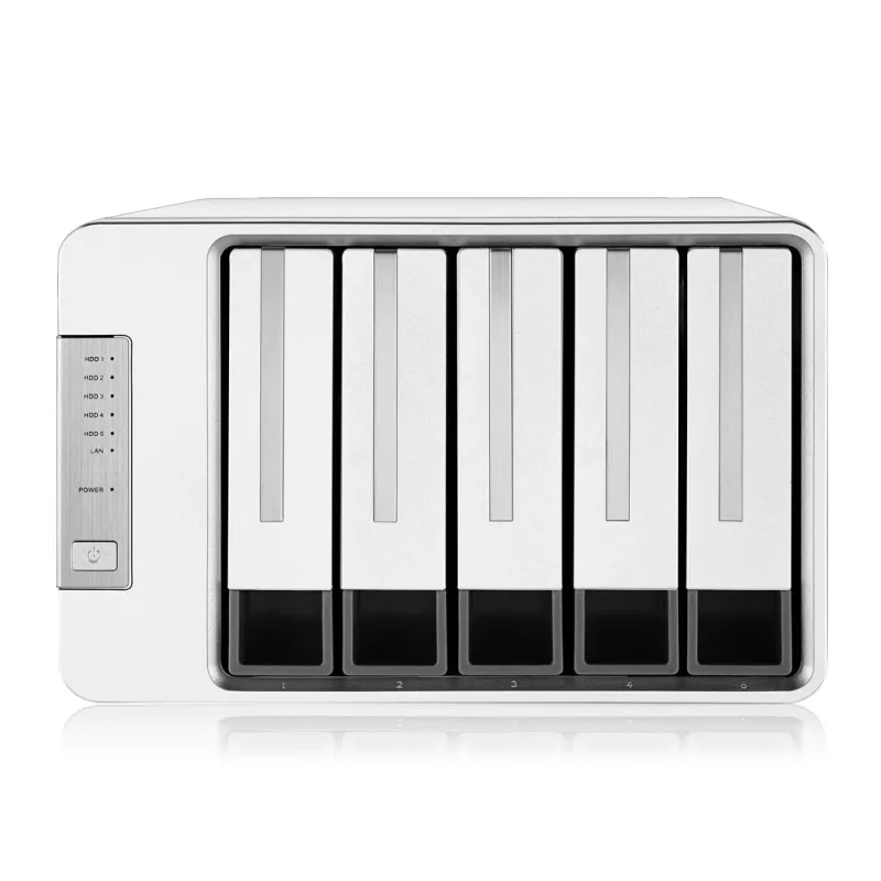TerraMaster F5-422 NAS/storage server Desktop Intel® Celeron® J3455 4 GB DDR3 0 TB Grey