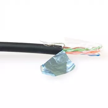 ACT CAT5E F/UTP LSZH stranded patch black 500 m