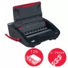 GBC WireBind® WB15E Electric Binding Machine, Wire binding machine, Electric, 125 sheets, Black, Red