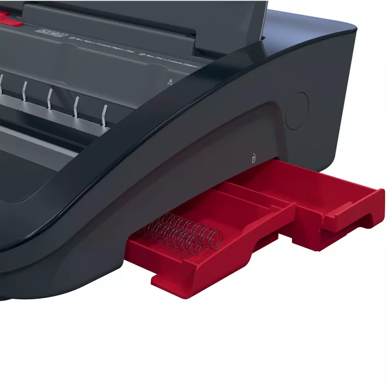 GBC WireBind® WB15E Electric Binding Machine, Wire binding machine, Electric, 125 sheets, Black, Red