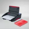GBC WireBind® WB15E Electric Binding Machine, Wire binding machine, Electric, 125 sheets, Black, Red