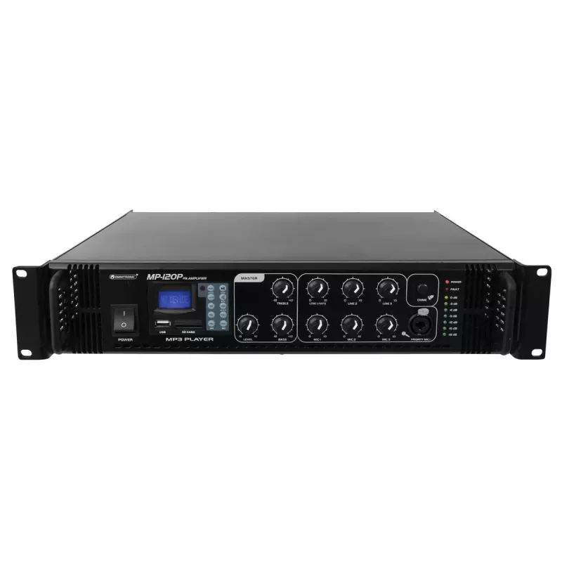 Audio amplifier Omnitronic 80709621 Performance/stage Black