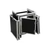 Flight case Roadinger 3010999M Plywood Black Silver 25 kg