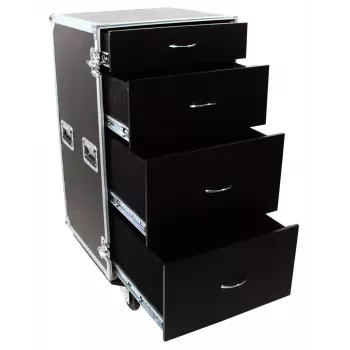 Flight case Roadinger 30126432 Plywood Black Silver 64.5 kg