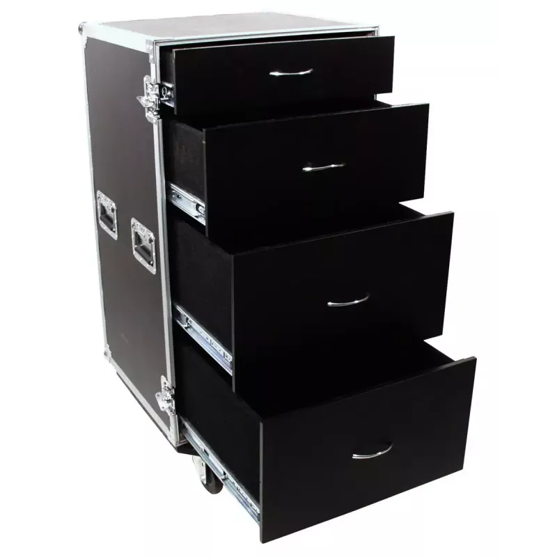 Flight case Roadinger 30126432 Plywood Black Silver 64.5 kg