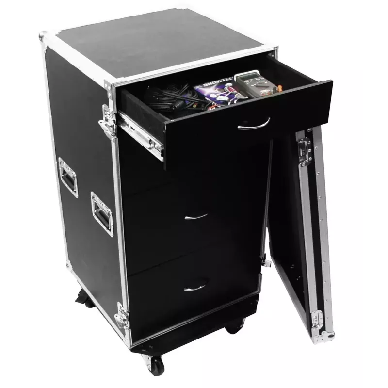 Flight case Roadinger 30126432 Plywood Black Silver 64.5 kg