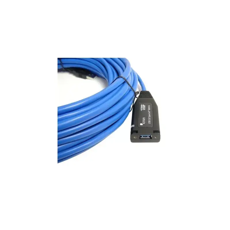 USB Cable Icron 00-00351 USB 3.2 Gen 1 15m USB A Black Blue