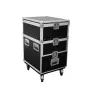 Flight case Roadinger 30126430 Plywood 38 kg Black Silver