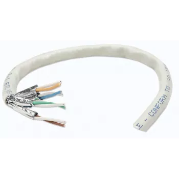 Intellinet Network Bulk Cat6 Cable, 23 AWG, Solid Wire, 305m, Grey, Copper, S/FTP, Box