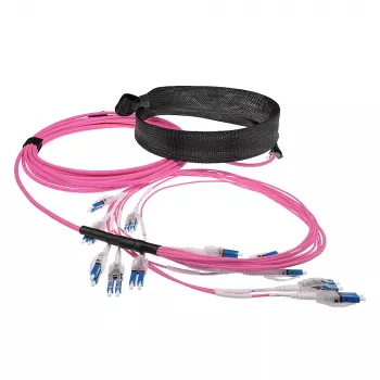 ACT 45 meter Multimode 50/125 OM4 Preterm fiber cable 24F LC Polarity Twist