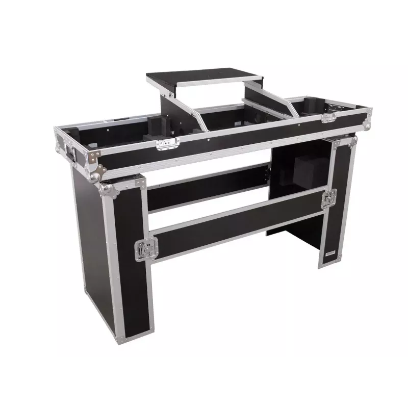 Hard case Roadinger 30124208 for DJ table Plywood Black Silver