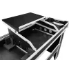 Hard case Roadinger 30124208 for DJ table Plywood Black Silver
