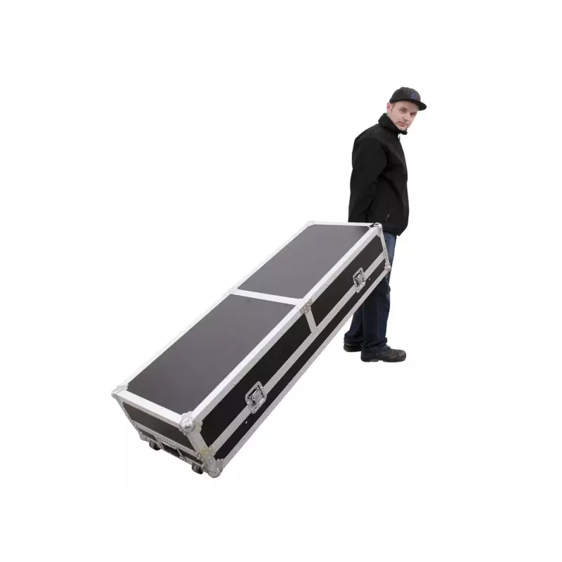 Hard case Roadinger 30124208 for DJ table Plywood Black Silver
