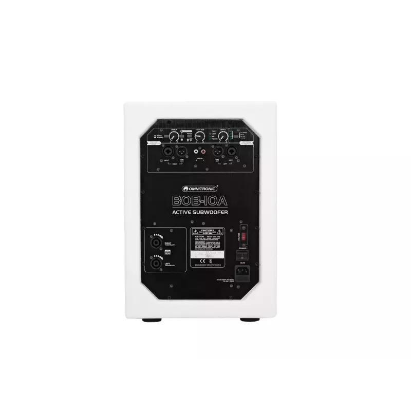 Active subwoofer Omnitronic BOB-10A White