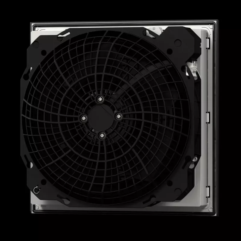 Rack-mounted fan unit Rittal 3244.900 — 1 fan, 867 m³/h, plastic housing, grey