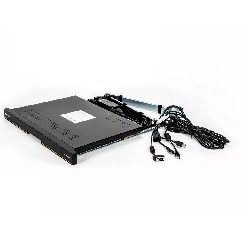 Vertiv Avocent LRA185KMM-205 rack console 48.3 cm (19 inch) 1366 x 768 pixels Plastic, Steel Black 1U