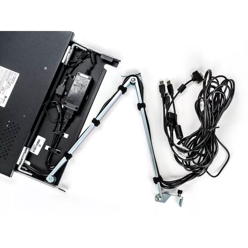 Vertiv Avocent LRA185KMM-205 rack console 48.3 cm (19 inch) 1366 x 768 pixels Plastic, Steel Black 1U