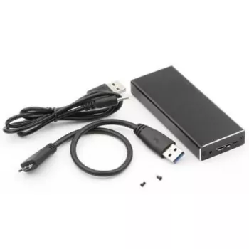 CoreParts MSUB2340 storage drive enclosure SSD enclosure Black