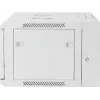 Intellinet 19 inch Network Cabinet - Wall Mount (Double Section Hinged Swing Out), 15U, 550mm Deep, Grey, Assembled, Max 30kg, Swings out for access to back of cabinet when installed on wall, Rack, Usable Depth 425mm, Parts for wall installation not included