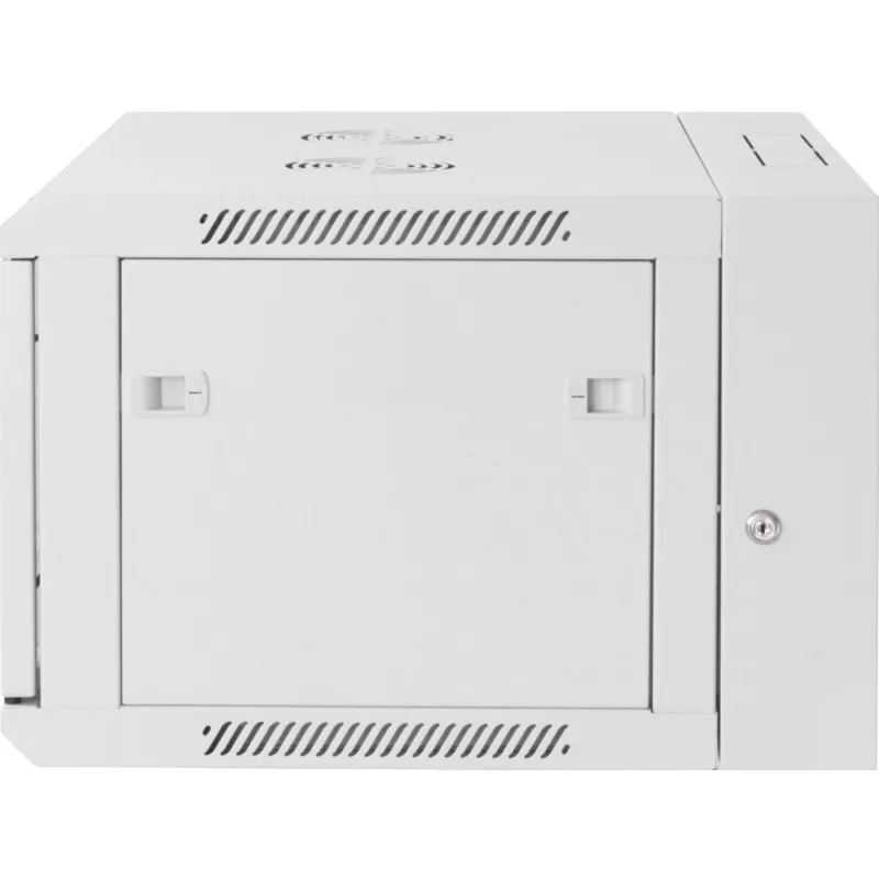 Intellinet 19 inch Network Cabinet - Wall Mount (Double Section Hinged Swing Out), 15U, 550mm Deep, Grey, Assembled, Max 30kg, Swings out for access to back of cabinet when installed on wall, Rack, Usable Depth 425mm, Parts for wall installation not included