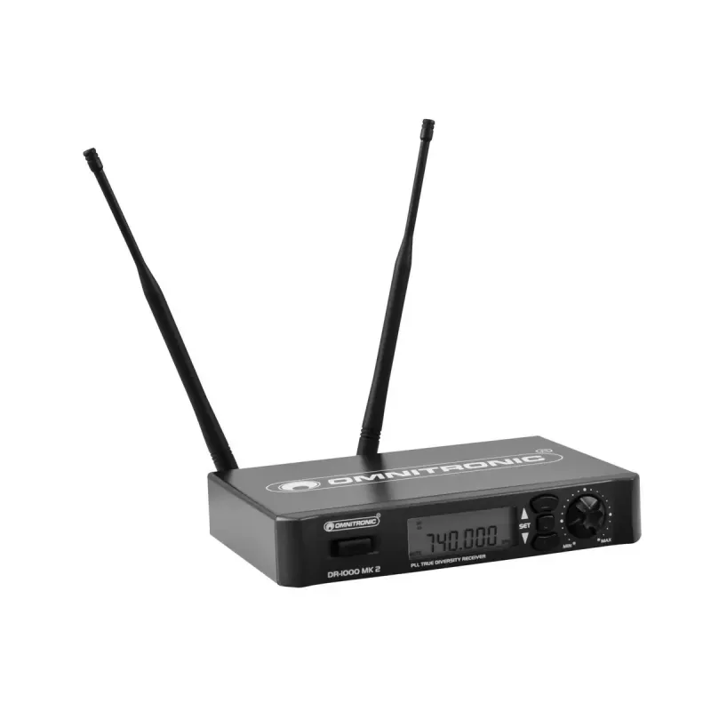 Wireless Microphone Receiver Desktop Omnitronic 13061092
