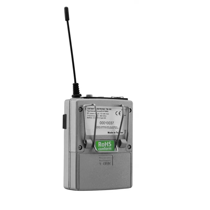 Bodypack transmitter Omnitronic TM-105
