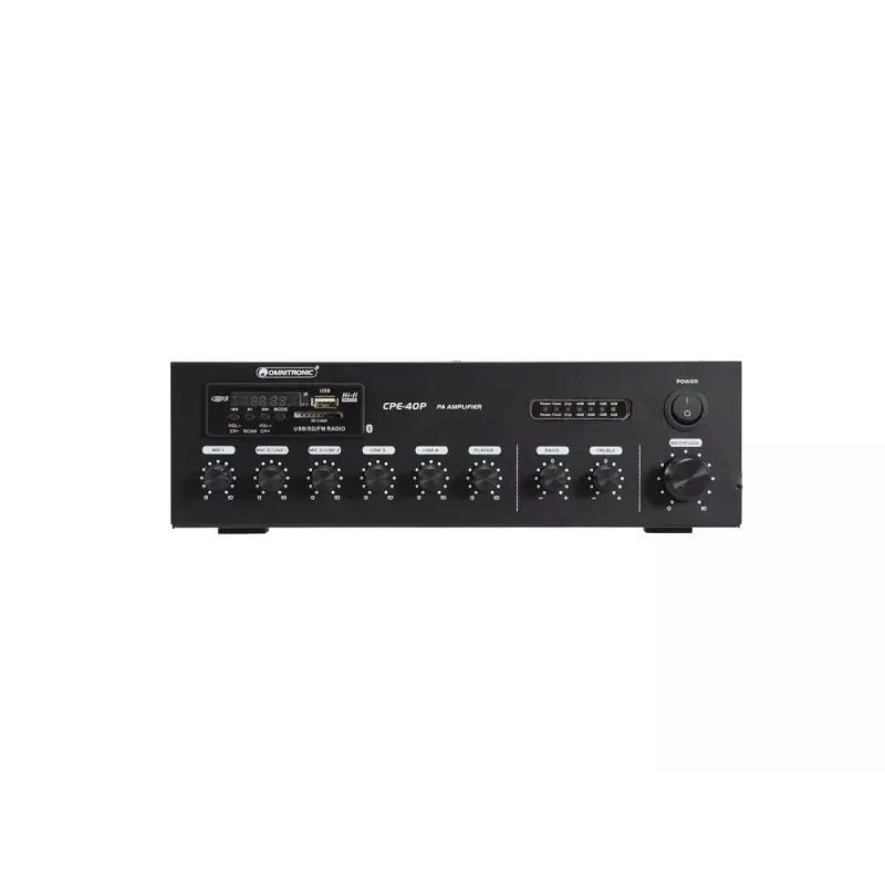 Audio amplifier Omnitronic 80709605 Performance/stage Black
